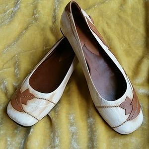 Rush leather flats size 6